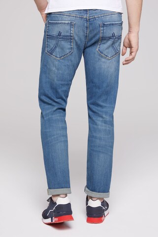 CAMP DAVID Regular Jeans BR:AD mit Destroy-Effekten in Blau