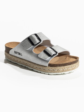 Bayton Pantolette 'Olympe' in Silber