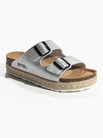 Bayton Pantolette 'Olympe' i silver