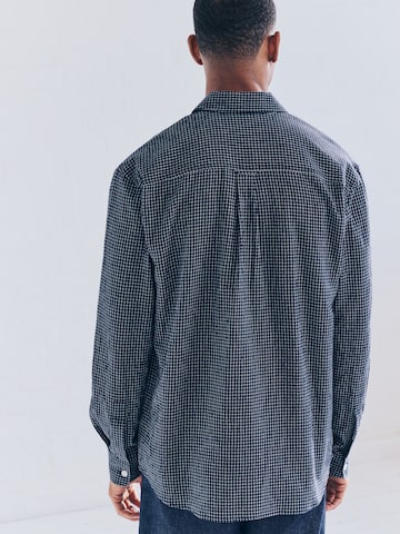 Next Regular fit Button Up Shirt in Blue