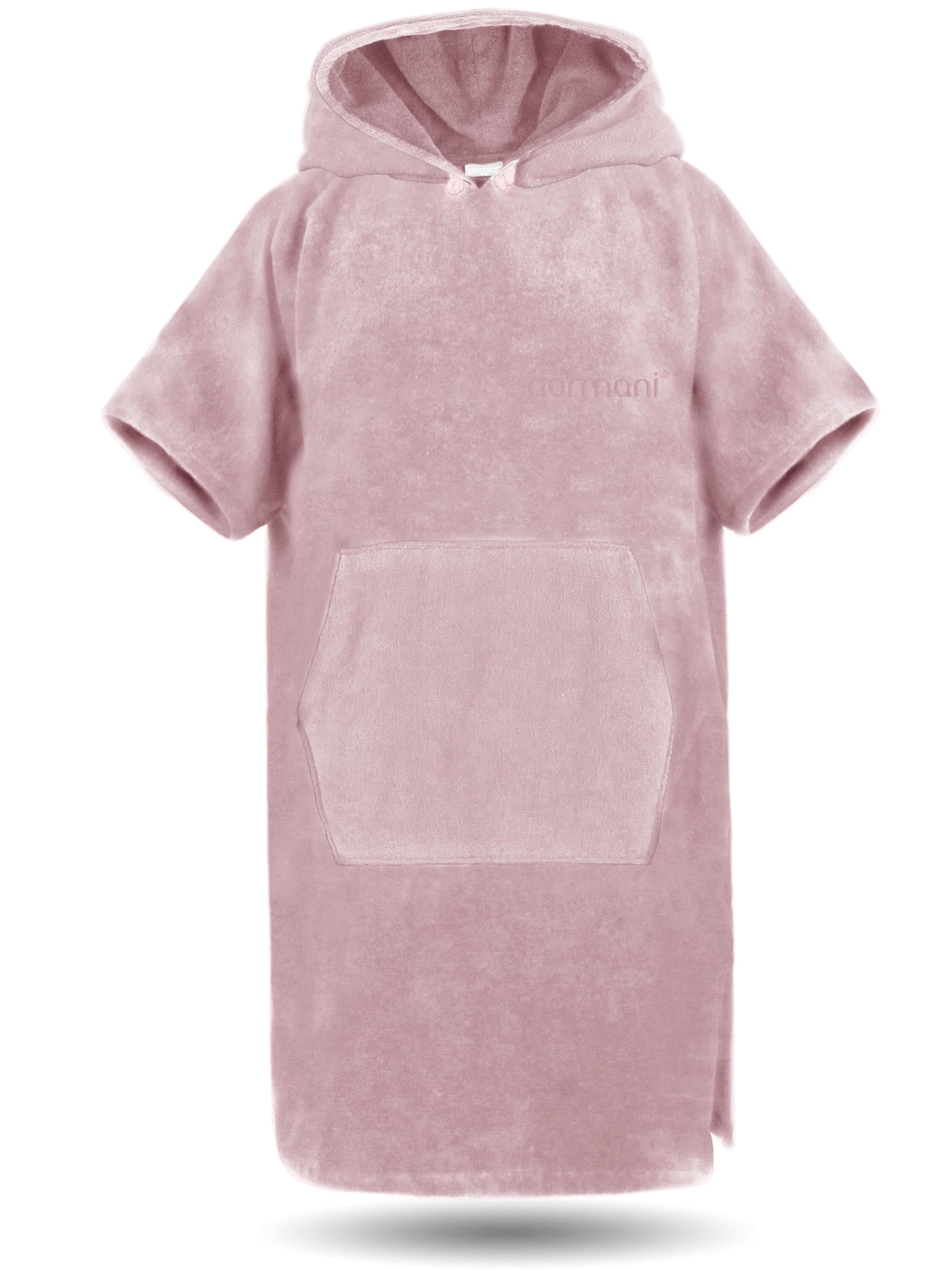 Peignoir court ' Surfer' normani en rose : devant