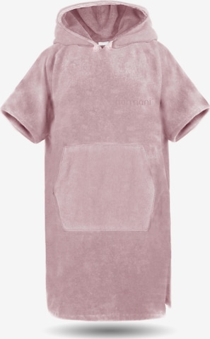 Peignoir court ' Surfer' normani en rose : devant