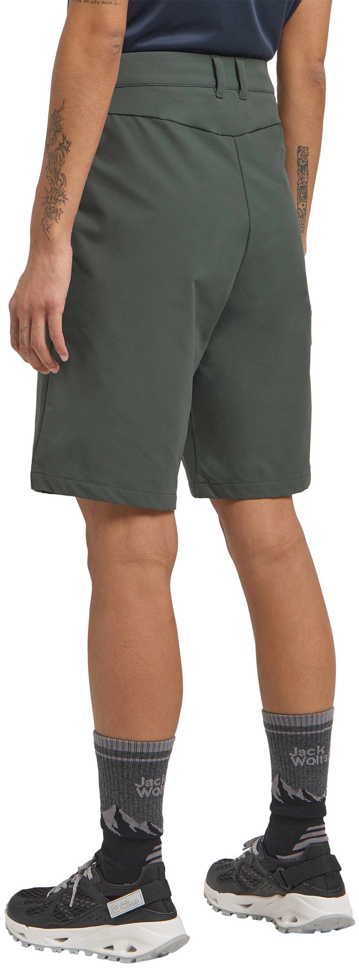 Regular Pantalon outdoor JACK WOLFSKIN en vert
