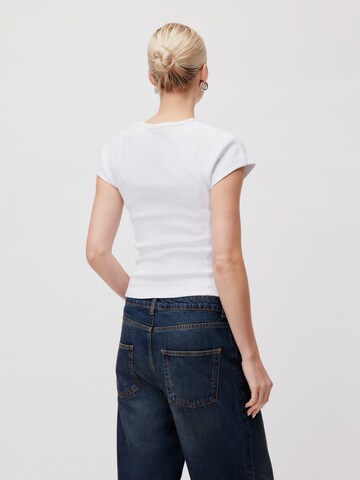 T-shirt 'Kora' LeGer by Lena Gercke en blanc