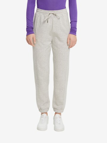 ESPRIT Tapered Pants in Grey: front