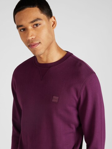 BOSS Sweatshirt 'Westart' in Purple