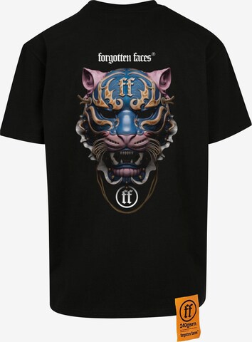 Forgotten Faces T-Shirt 'Ancient Tiger Mask' in Schwarz