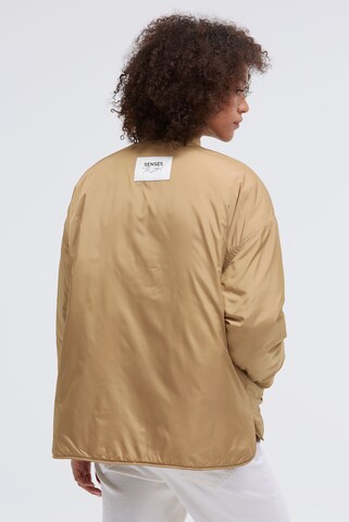 SENSES.THE LABEL Between-Season Jacket in Brown