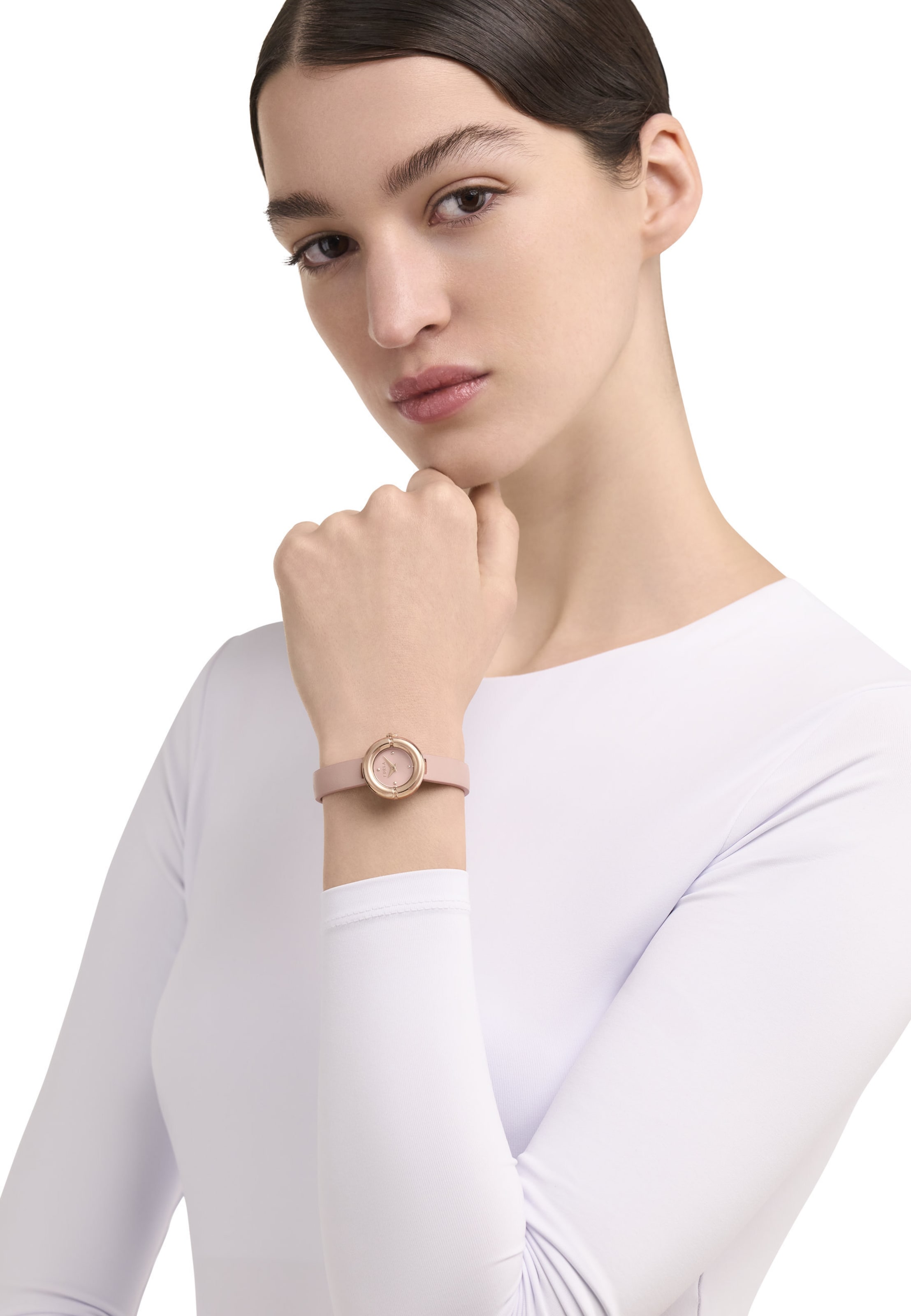FURLA Analoog horloge 'MIASFERA ICONIC' in Roze: voorkant