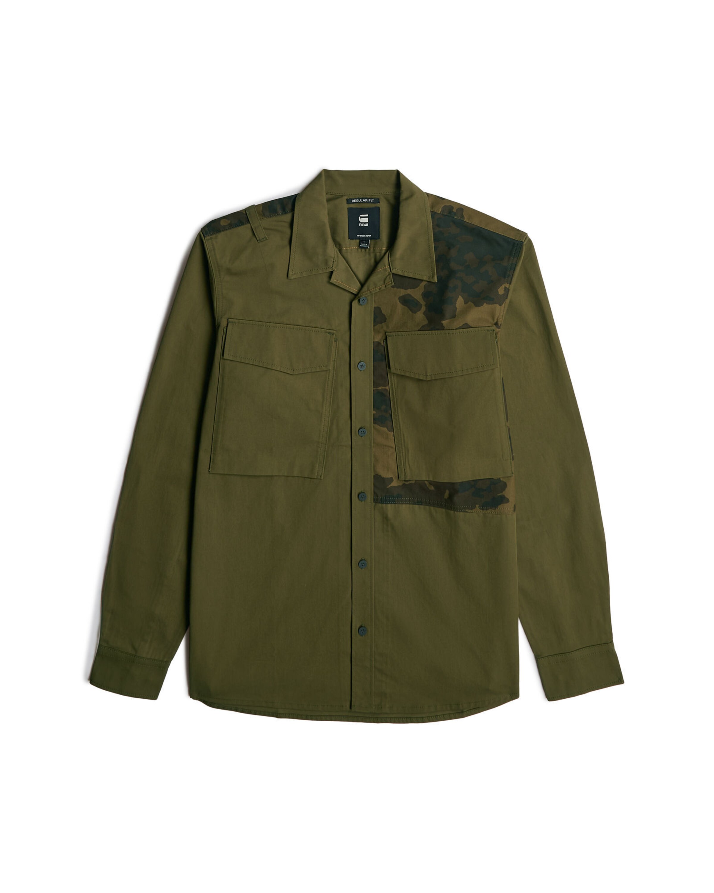 G-STAR Comfort fit Overhemd in Groen: voorkant