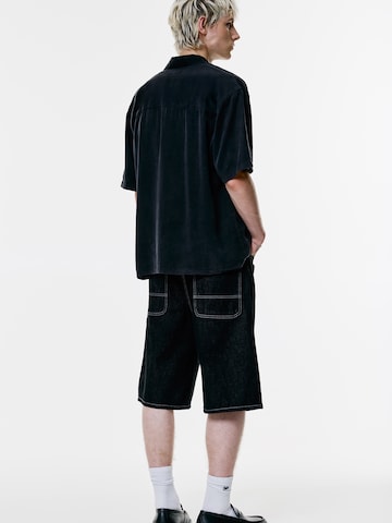 Pull&BearWide Leg/ Široke nogavice Traperice - crna boja