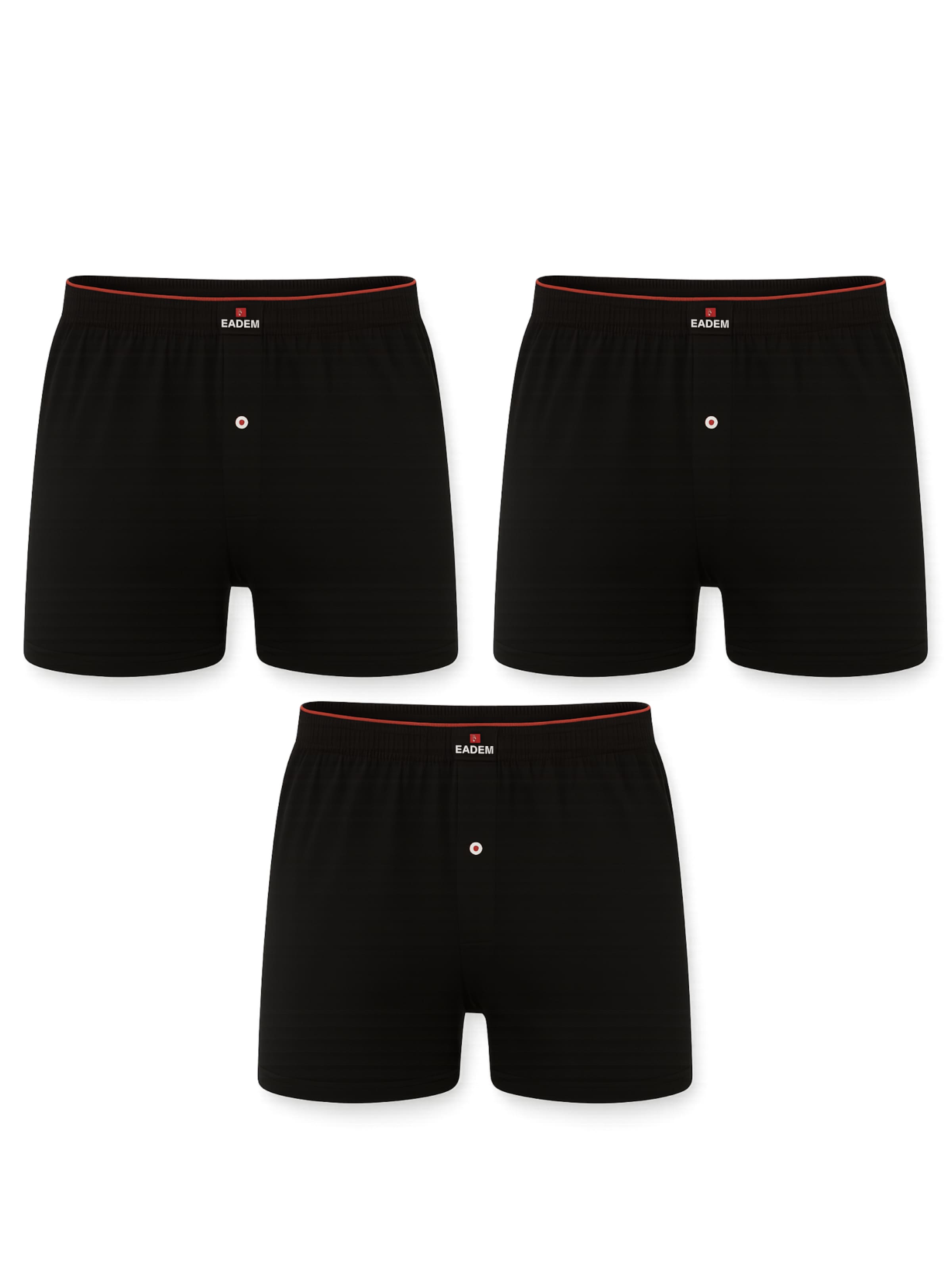 Erdem Boxershorts in Schwarz: Vorderseite