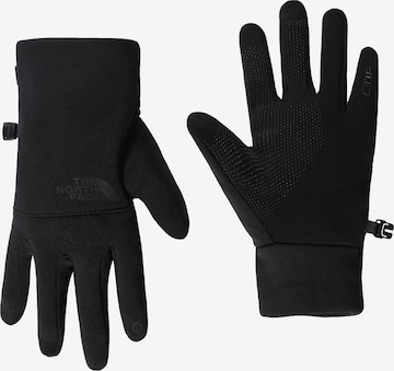 THE NORTH FACE Sports gloves 'Etip' in Black: front