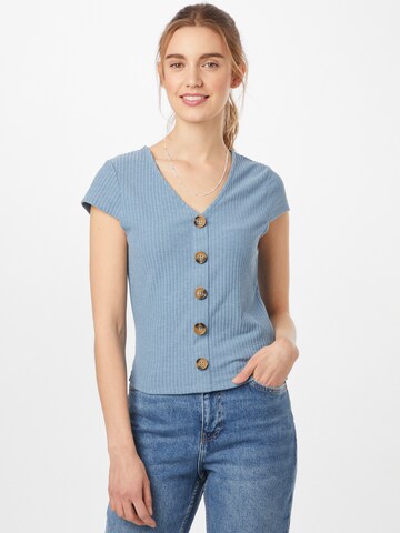 ONLY Shirt 'NELLA' in Blauw: voorkant