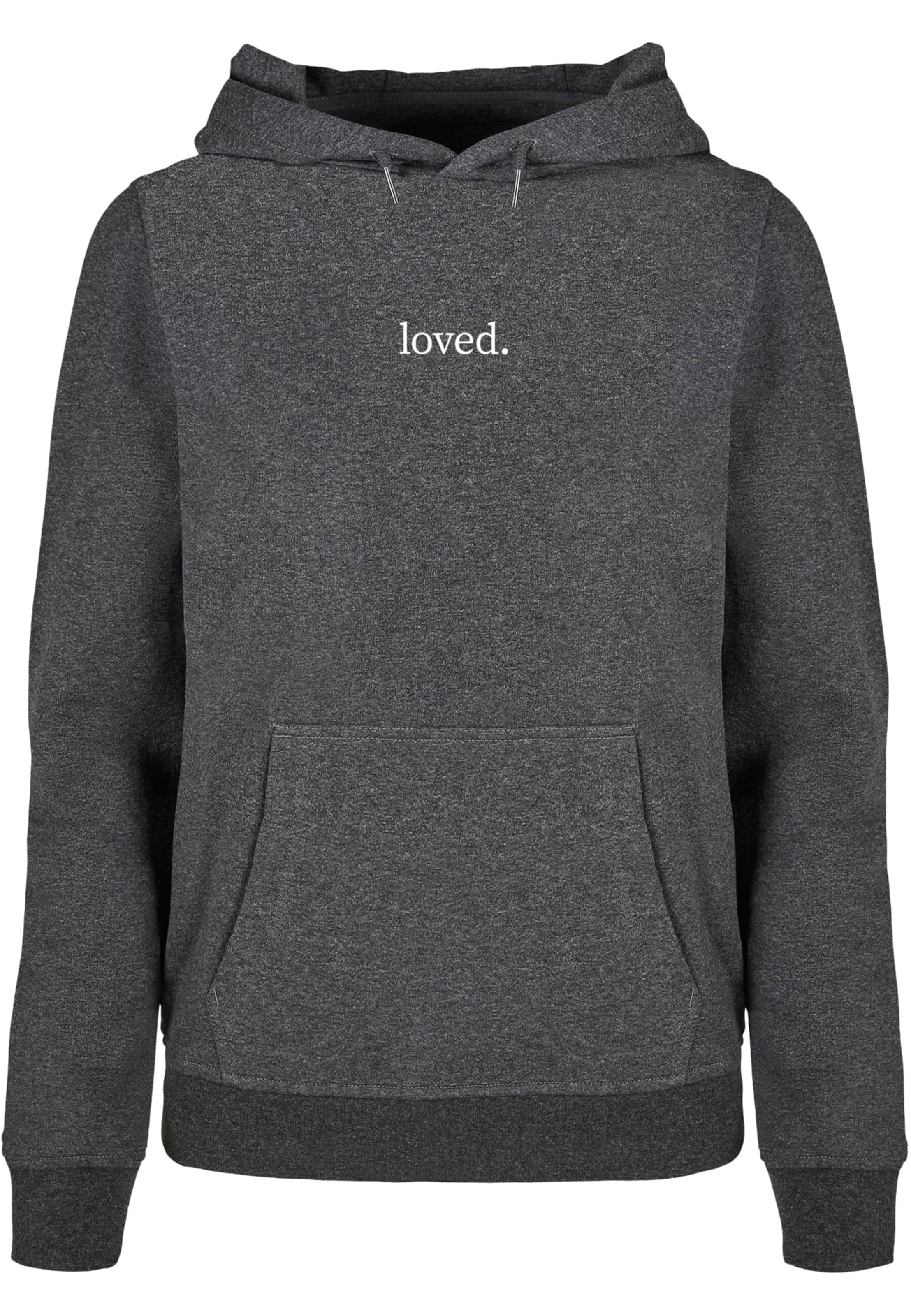 Merchcode Sweatshirt 'Love' i grå: forside