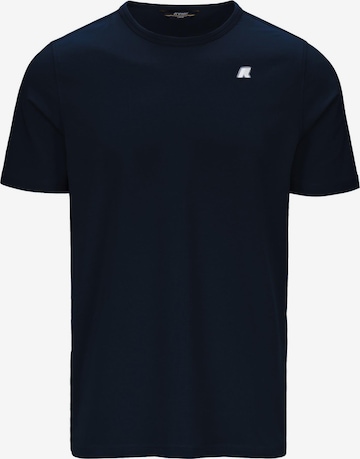 K-Way Shirt 'K-WAY ADAME LIGHT STRETCH JERSEY T-Shirt e Polo' in Blau: Vorderseite