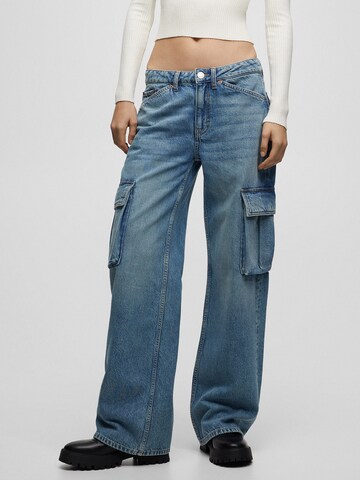 regular Jeans cargo di Pull&Bear in blu