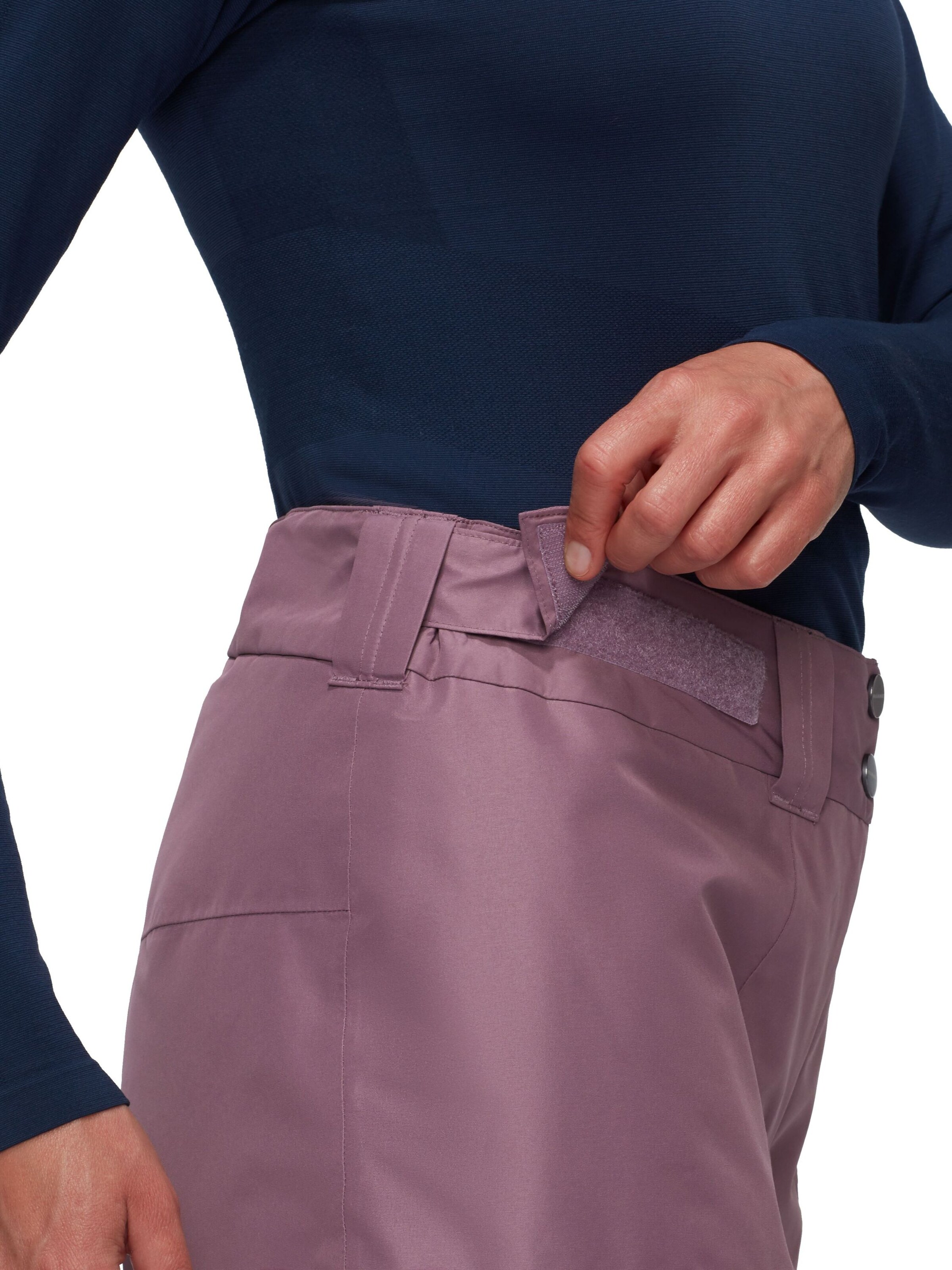 MAMMUT Regular Outdoor Pants 'Fall Line HS Thermo' in Purple