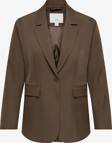 Blazer 'CARVictoria' di ONLY Carmakoma in marrone: frontale
