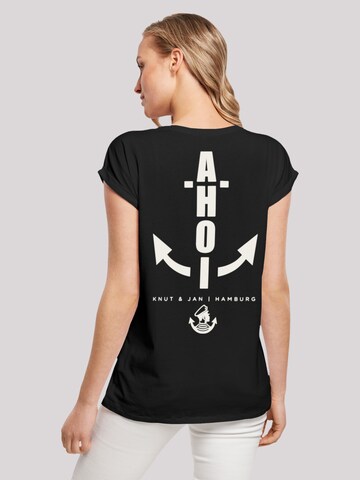 T-shirt F4NT4STIC en noir : devant