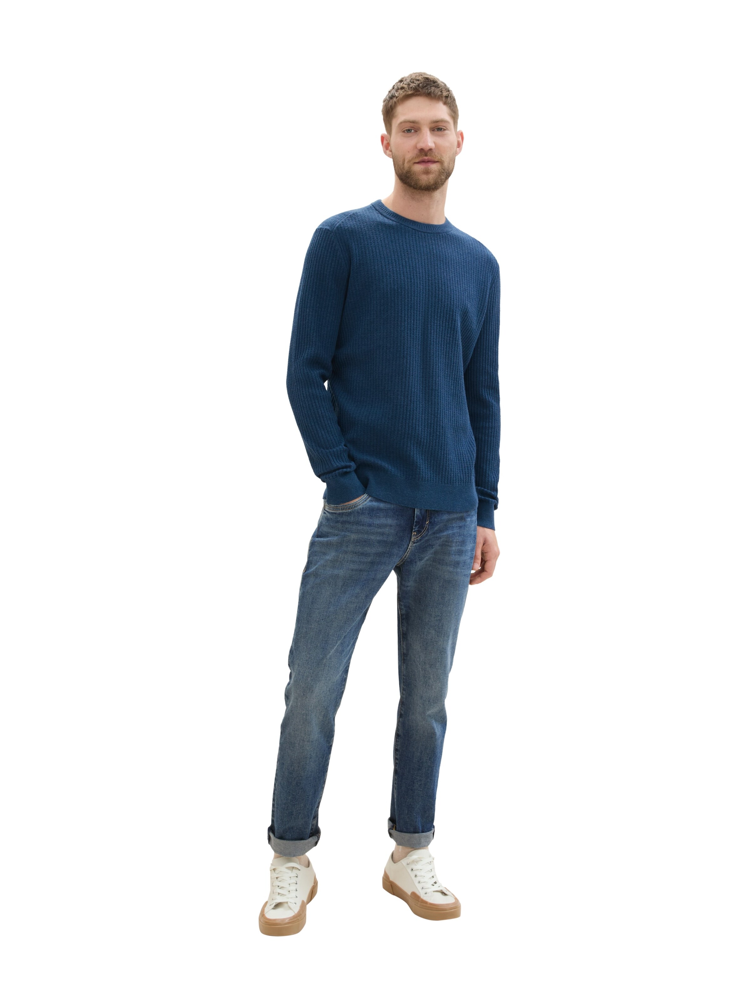 TOM TAILOR Pullover in Blau