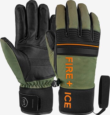 BOGNER Athletic Gloves 'F+I Erko R-TEX' in Brown: front