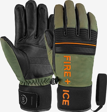 BOGNER Athletic Gloves 'F+I Erko R-TEX' in Brown: front