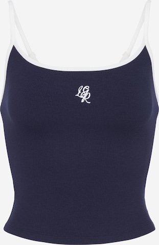 Top 'Ela' de la LeGer by Lena Gercke pe albastru: față