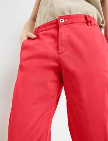 TAIFUN Regular Chino trousers in Red