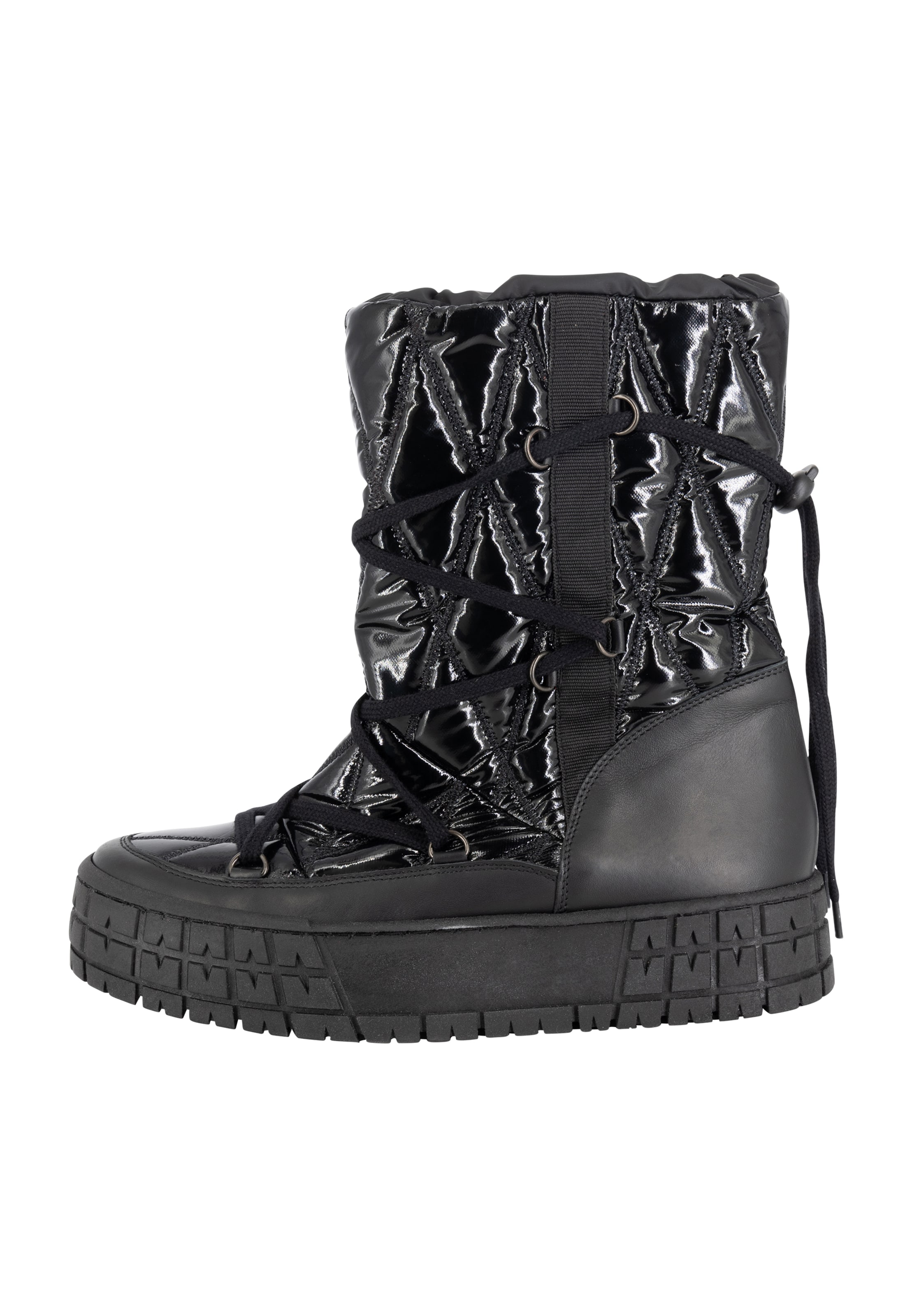 faina Śniegowce w kolorze czarny: przód