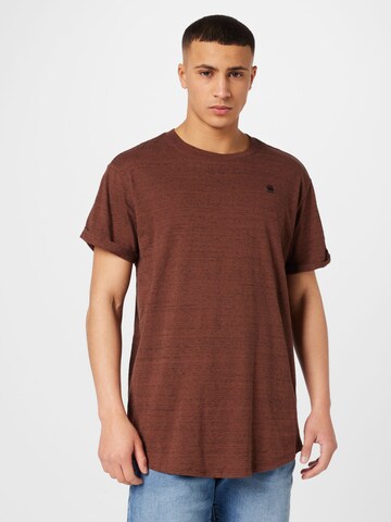 G-Star RAW Shirt 'Lash' in Brown: front
