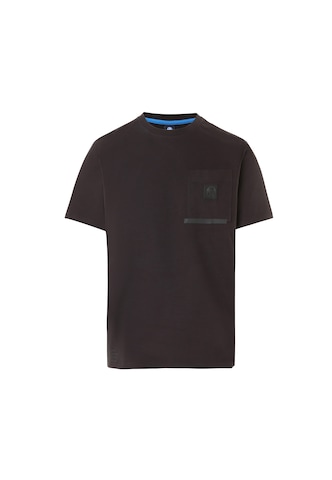 North Sails T-Shirt mit Brusttasche in Schwarz: predná strana