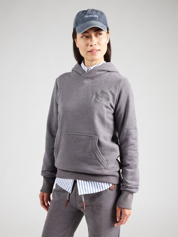 Bluză de molton de la naketano pe gri: față