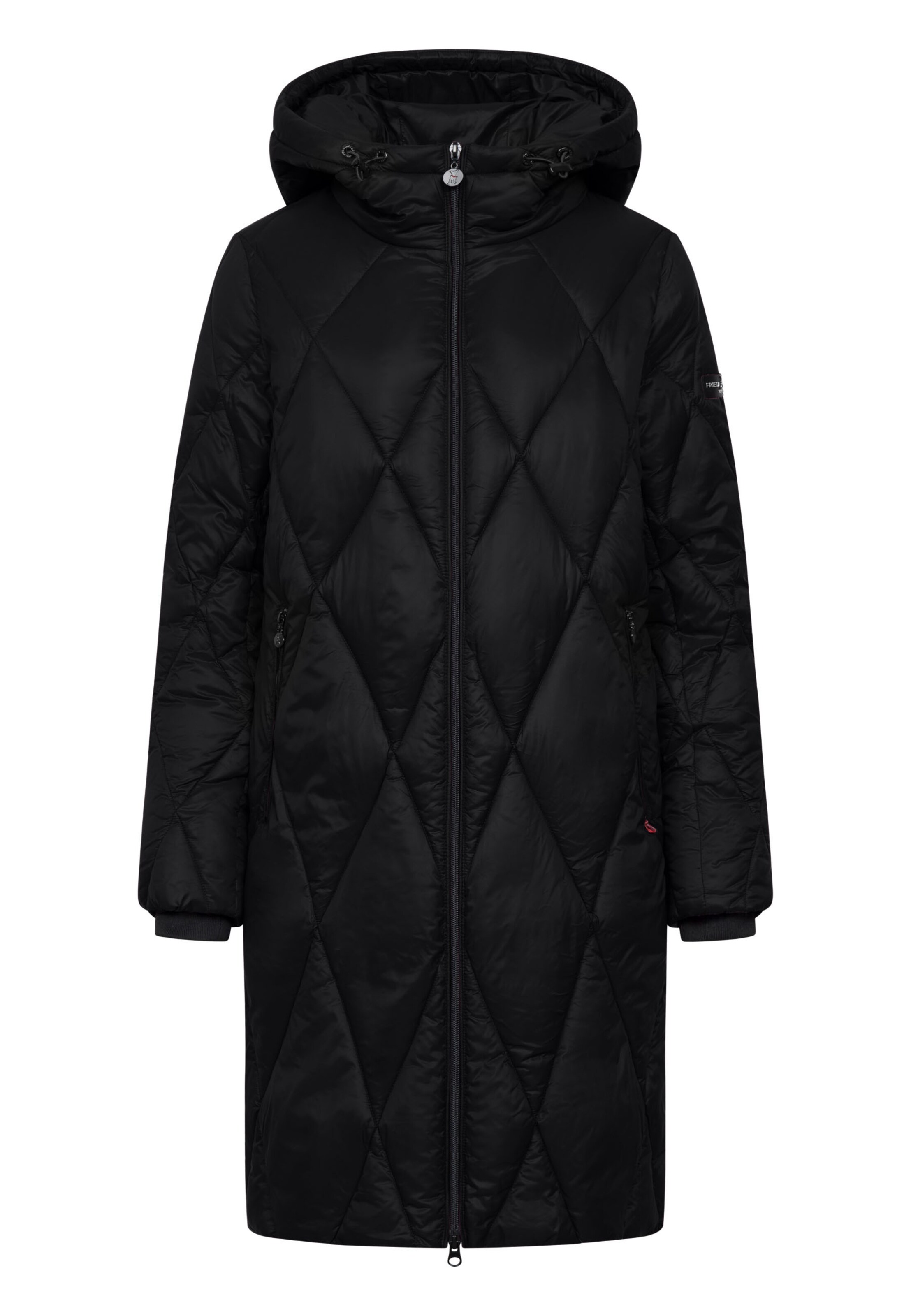 Frieda & Freddies NY Winter Coat in Black: front
