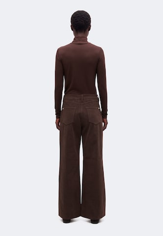 Wide Leg Pantalon s.Oliver en marron