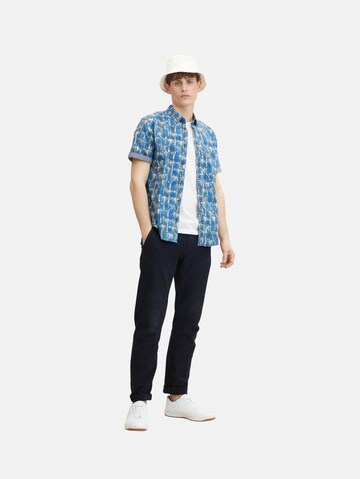 TOM TAILOR Regular Fit Hemd in Blau