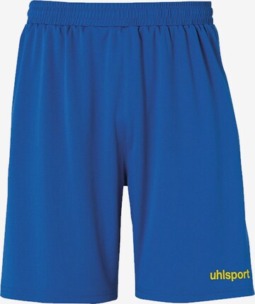 UHLSPORT Workout Pants in Blue: front