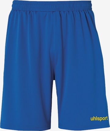 UHLSPORT Regular Workout Pants in Blue: front