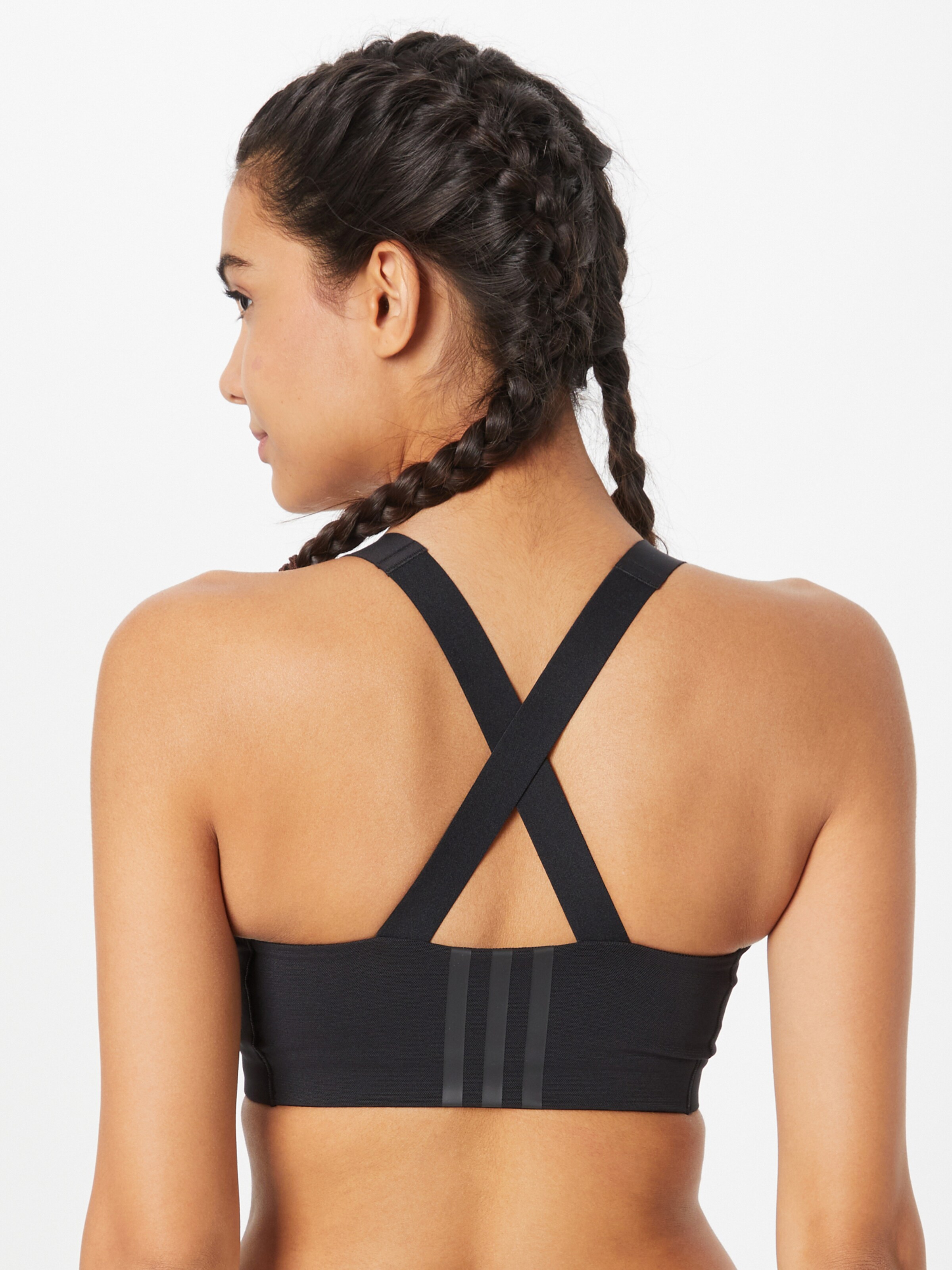 ADIDAS SPORTSWEAR High Support Sports Bra Tlrd Impact Luxe High Support Zip in Black ABOUT YOU