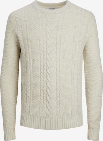 JACK & JONES Sweater 'CRAIG' in White: front