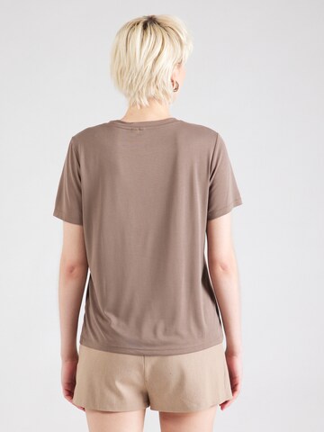 PIECES Shirt 'PCANORA' in Brown