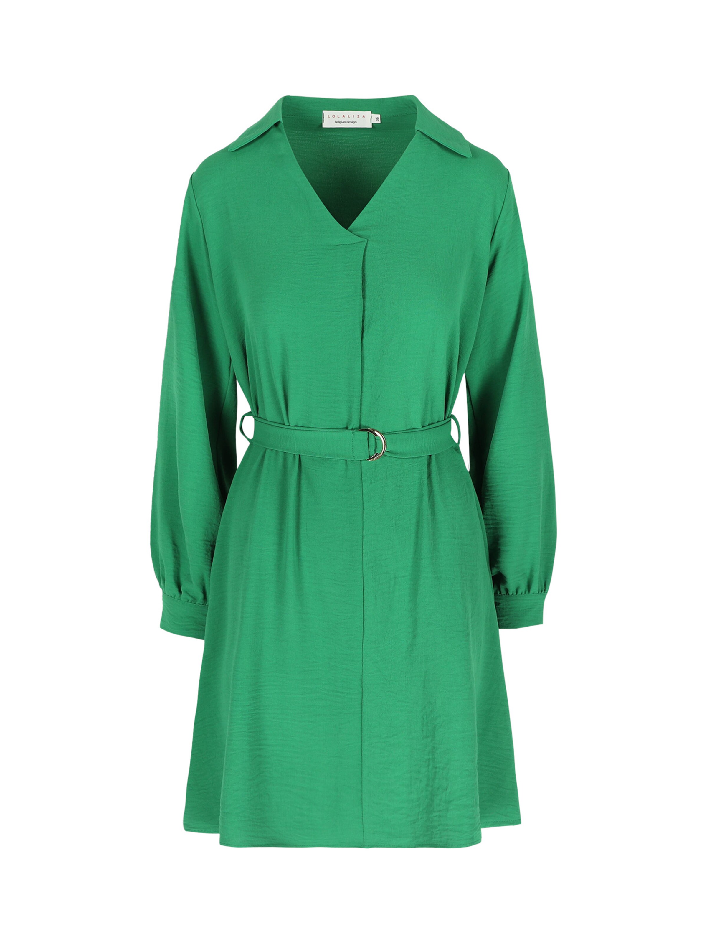 zaļš LolaLiza Kleita: no priekšpuses