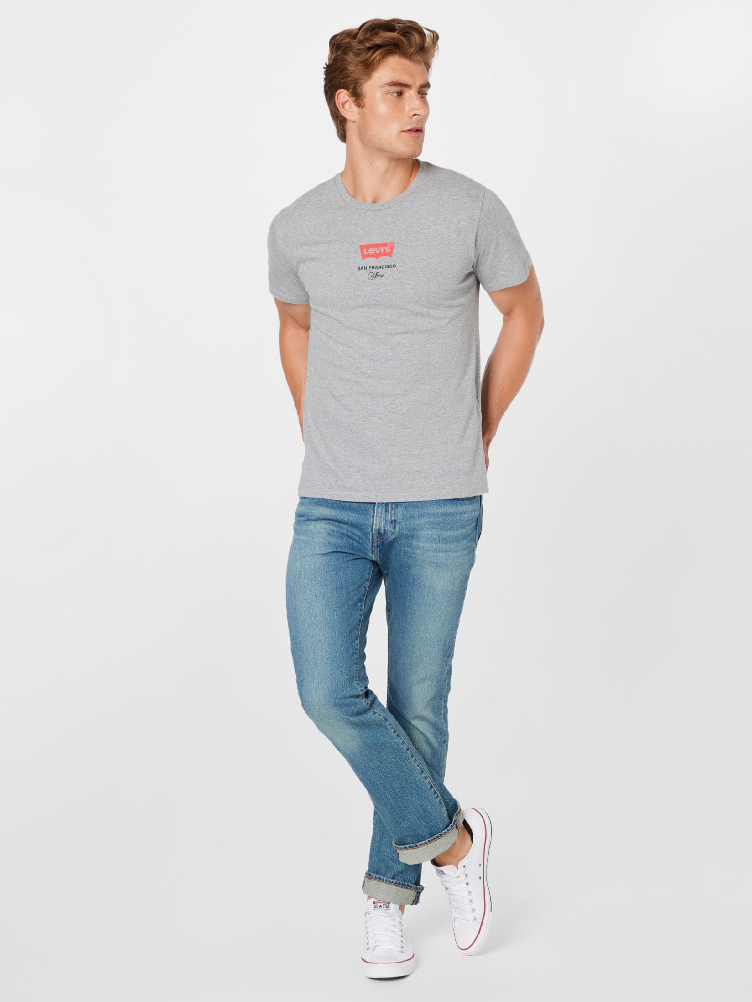 Männer Shirts LEVI'S T-Shirt in Hellgrau - VZ71376