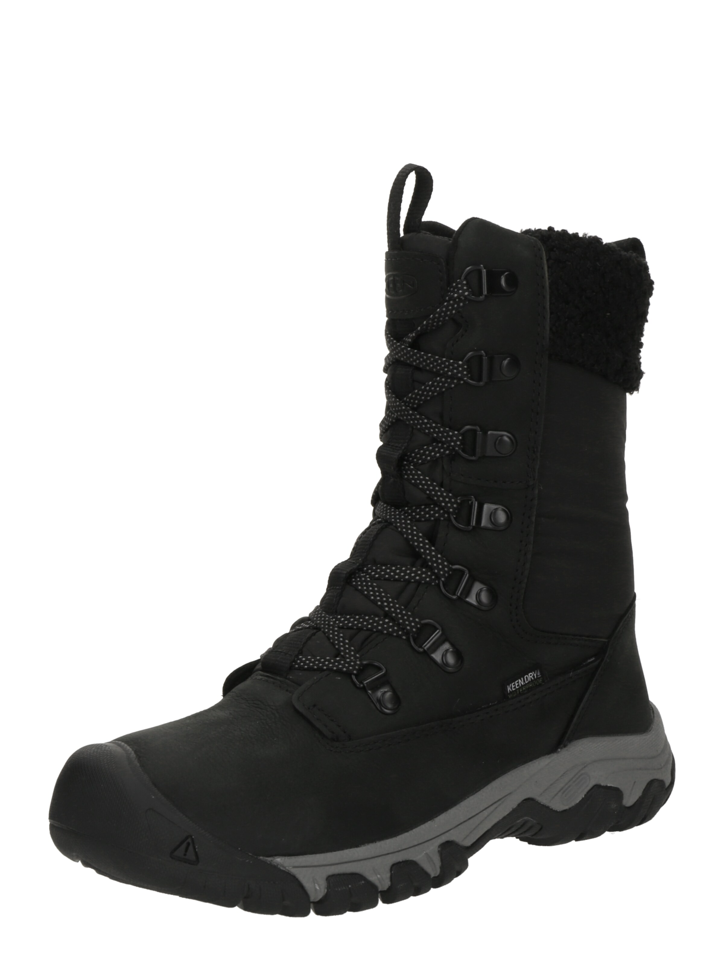 KEEN Boots 'GRETA' in Schwarz: Vorderseite