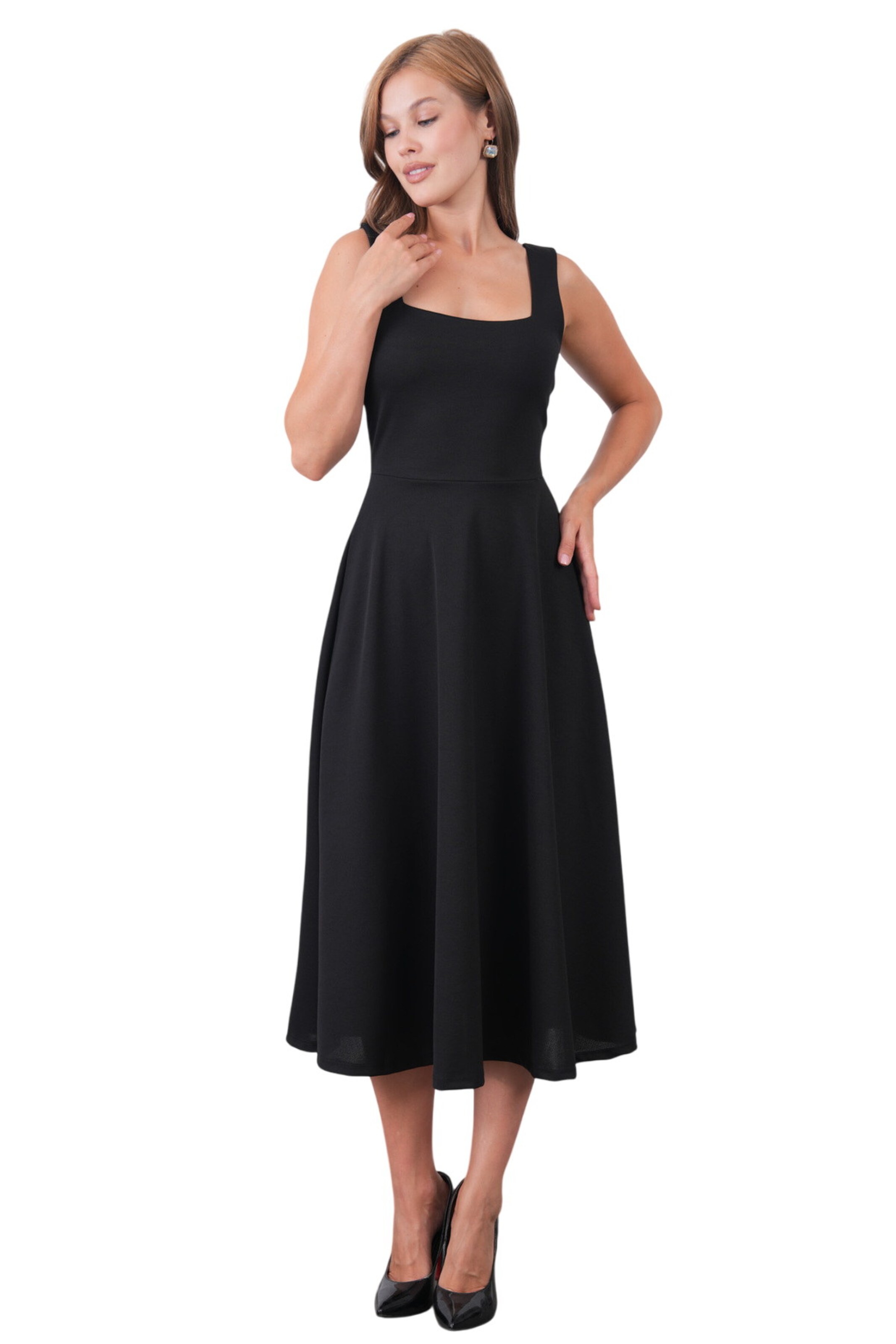 WOMAN VISION Kleid in Schwarz