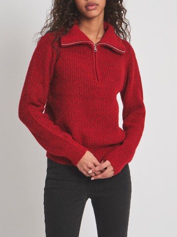 VILA Sweater 'Booba' in Red