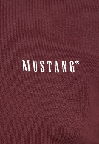 MUSTANG T-Shirt 'Austin' in Braun