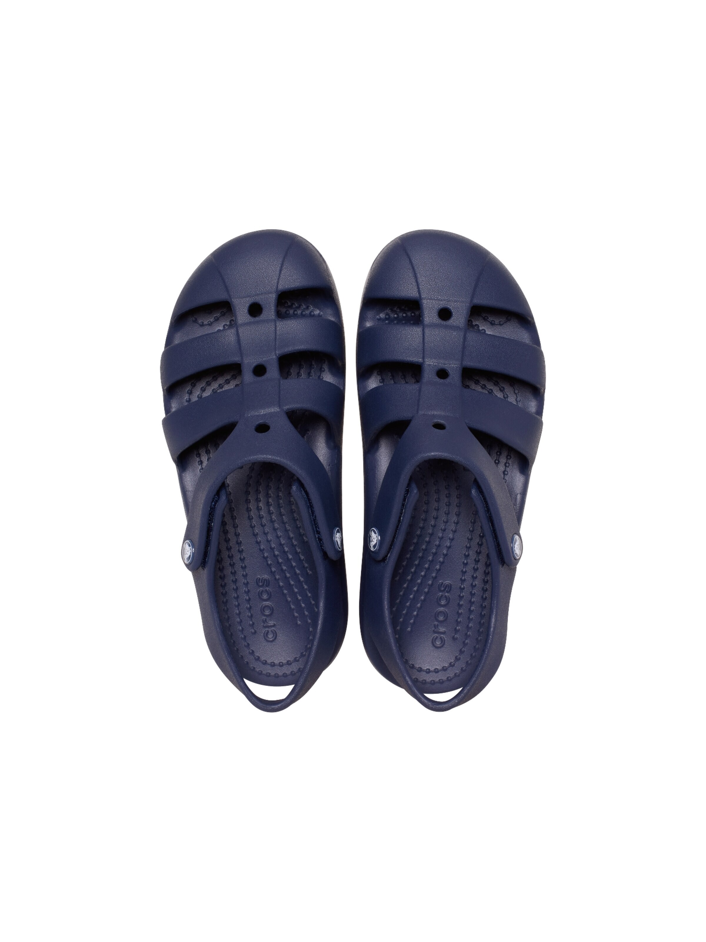 Crocs Buty otwarte 'Kindersandalen mit Klettverschluss „Classic Fisherman“' w kolorze niebieski