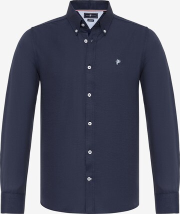 Chemise 'EDIZ' DENIM CULTURE en bleu : devant