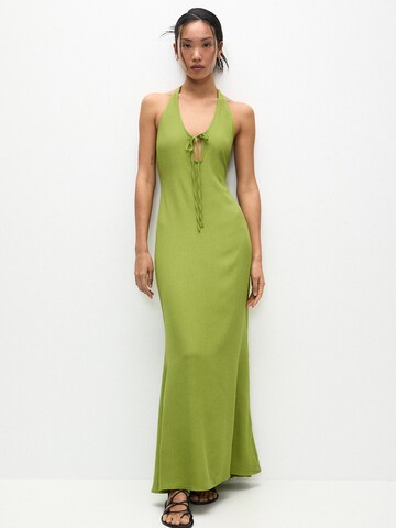 Pull&Bear Jurk in Groen: voorkant
